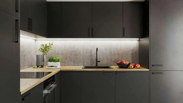 Jak czyścić czarne matowe meble kuchenne bez uszkodzeń i plam Jak czyścić czarne matowe meble kuchenne bez uszkodzeń i plam